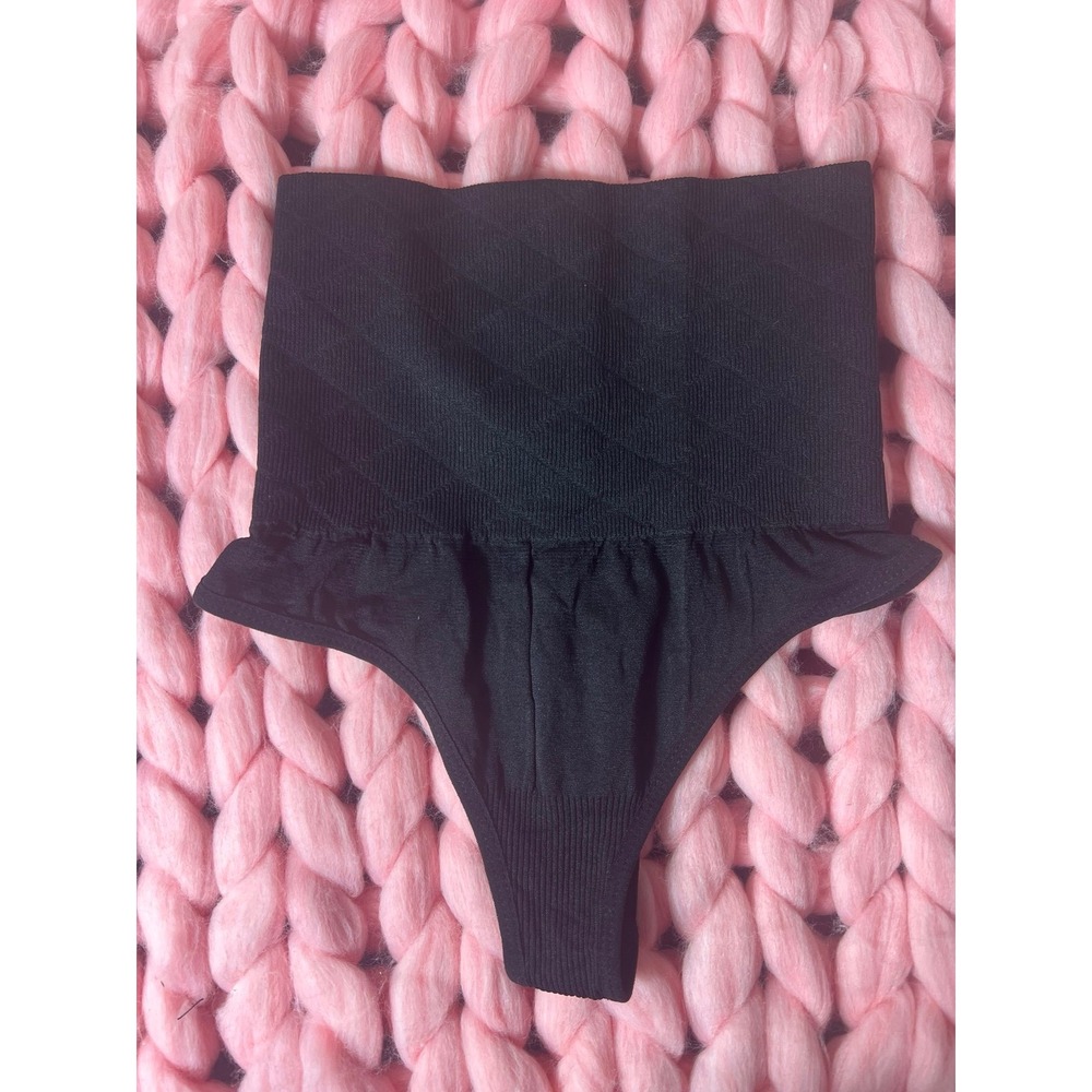 **SMALL**Women's Tummy Control Thong Panties Shapewear Slimmer High Waist
